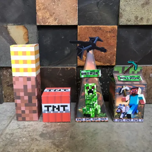 Kit Festa Aniversario Minecraft Menino