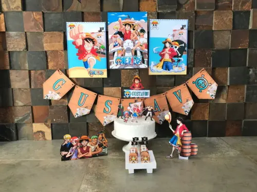 Kit Festa One Piece 51 Itens