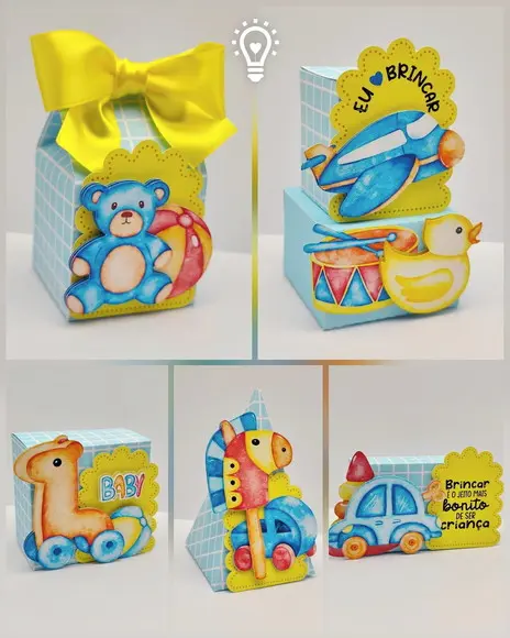 Kit Festa Personalizado Brinquedos 46 Itens
