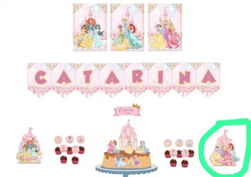 Kit Festa Princesas