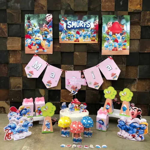 Kit Festa Smurfs Menina