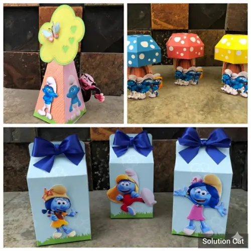 Kit Festa Smurfs Menino