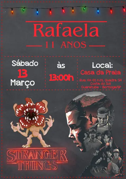 Kit Festa Strangers Things