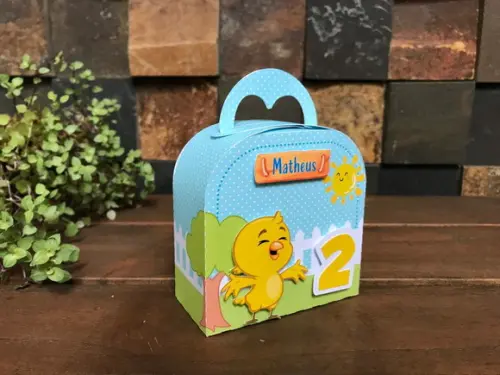 Personalizado Pintinho Amarelinho Galinha Pintadinha Menino
