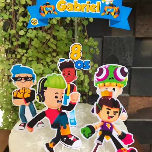 Pk Xd Topo de Bolo Meninos