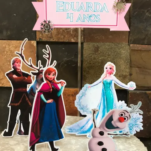 Topo de Bolo Frozen