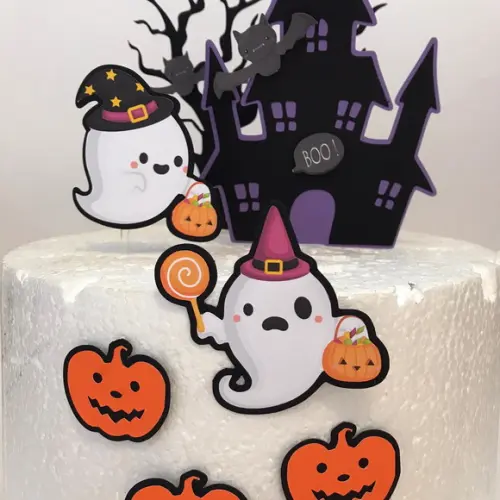 Topo de Bolo Halloween