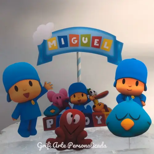 Topo de Bolo Pocoyo