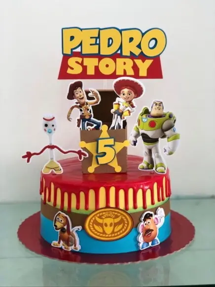 Topo de Bolo Toy Story