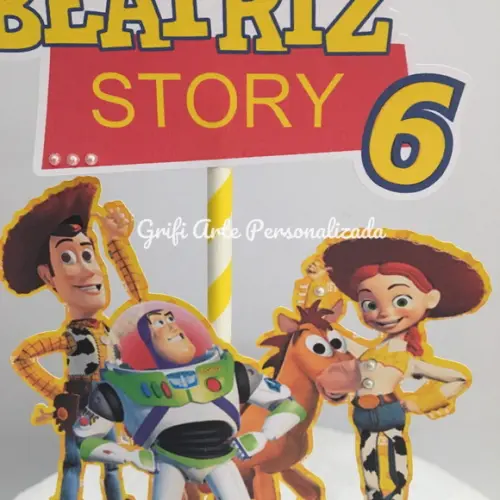 Topo de Bolo Toy Story