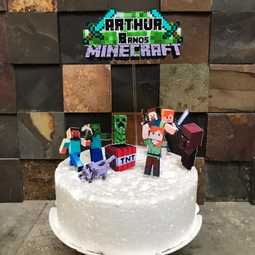 Topo de Bolo, Minecraft
