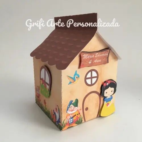 10 Caixas Casinha - Branca de Neve