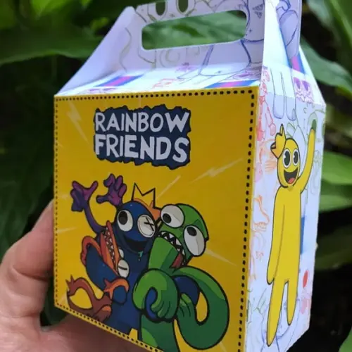 10 Caixas Lembrancinha Rainbow Friends