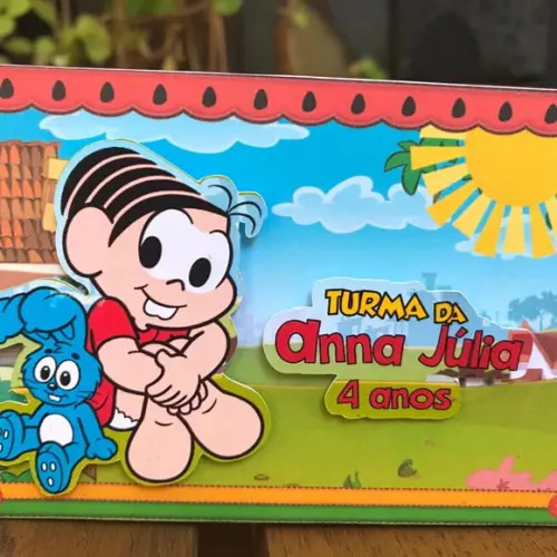 10 Caixas para Kit Kat Mônica