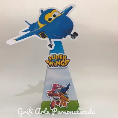 10 Caixas Pirâmide Super Wings