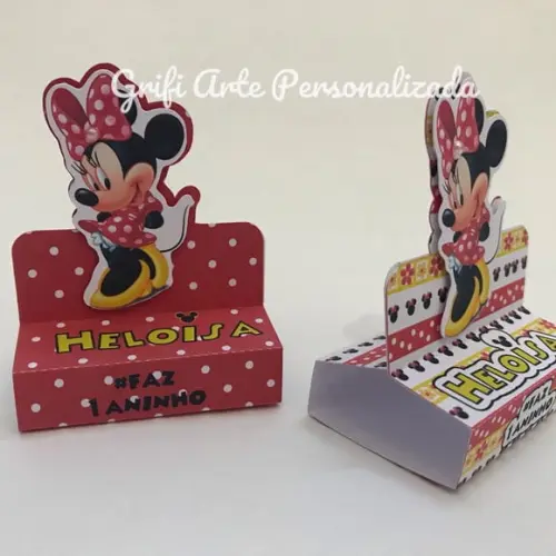 10 Caixas Porta Bis Minnie
