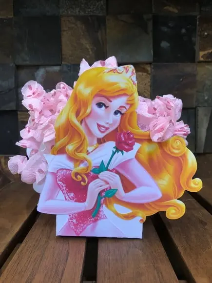10 Centro de Mesa Bela Adormecida Princesa Aurora