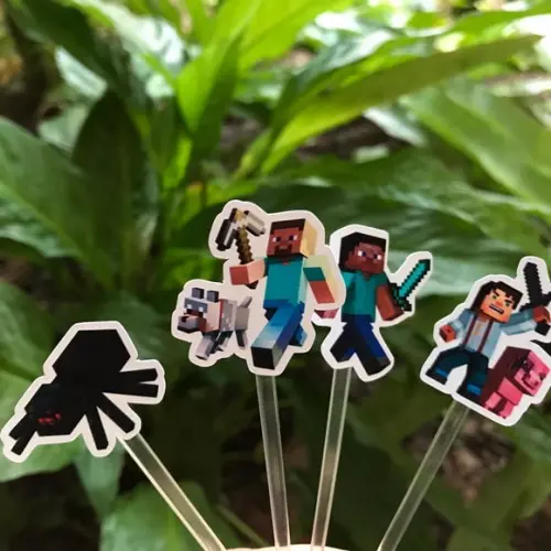 Festa em Casa Minecraft Só Um Bolinho