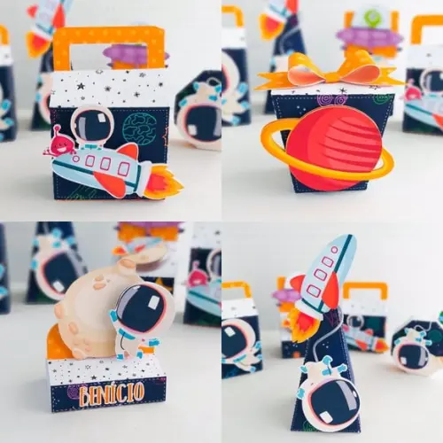 Kit Caixas Astronauta