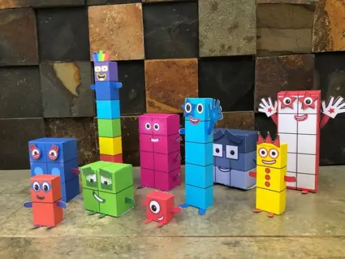 Number Blocks Festa de Aniversário Personalizada