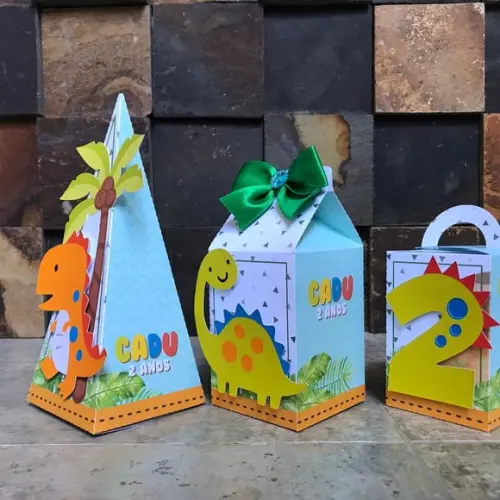 Personalizado Dinossauro Baby Menino 21 Caixas