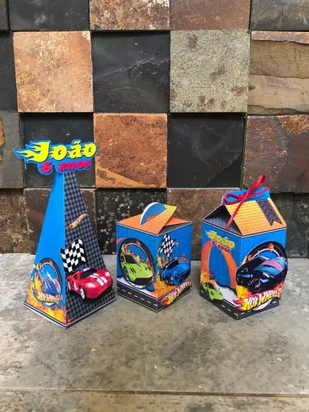 Personalizado Hot Wheels Caixa