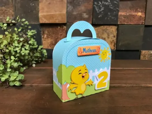 Personalizado Pintinho Amarelinho Galinha Pintadinha Menino
