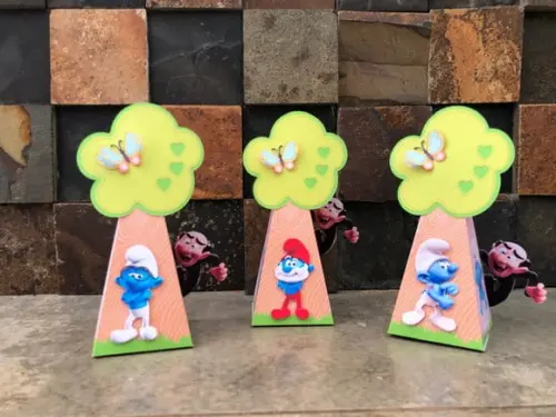Personalizados Smurfs | Lembrancinha | Caixa