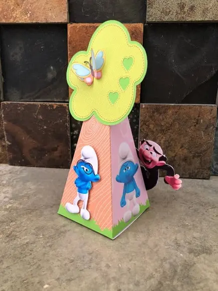 Personalizados Smurfs | Lembrancinha | Caixa