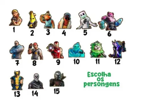 10 Unidades Caixa Lembrancinha Fortnite