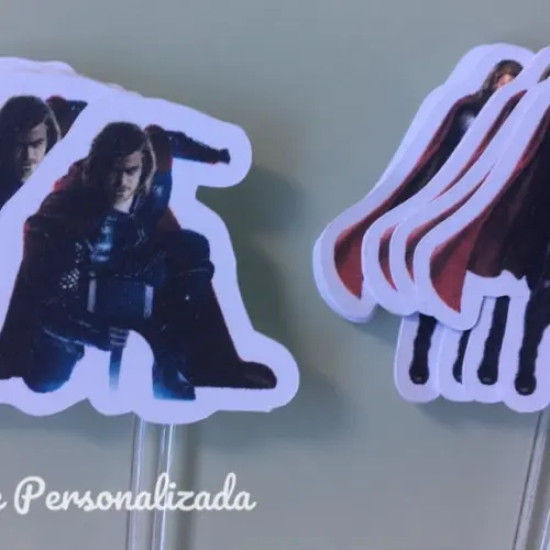 100 Unidades Apliques para Topper - Huck