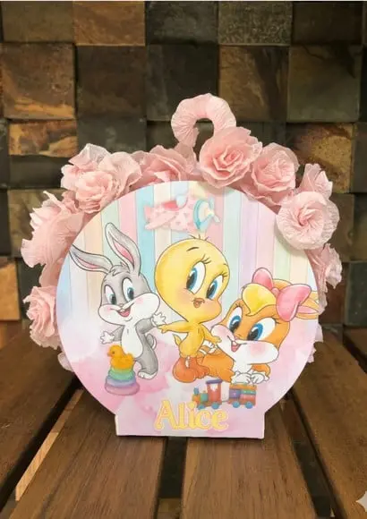25 Centros de Mesa Looney Tunes Baby