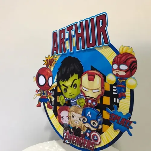 Festa em Casa Super Heróis Baby