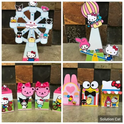 Hello Kitty Só Um Bolinho | Festa em Casa Hello Kitty
