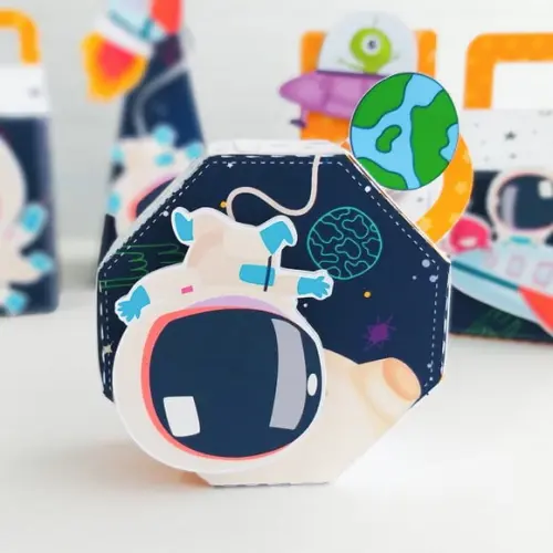 Kit Caixas Astronauta