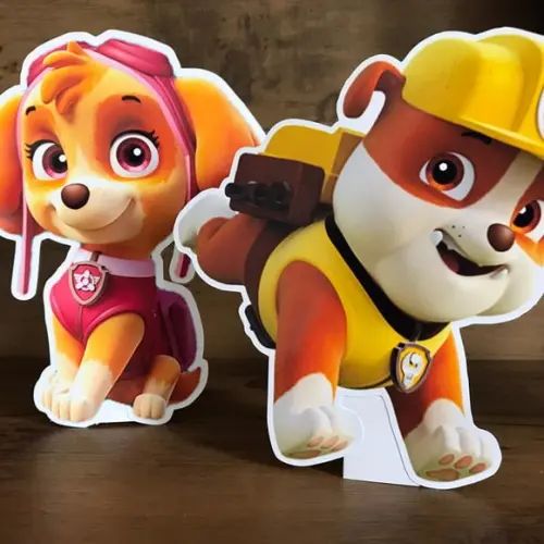 Kit 4 Display de Mesa Patrulha Canina
