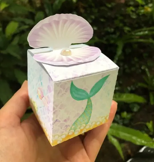 Kit Caixas Personalizado Sereia