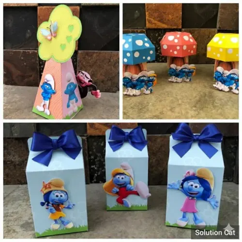 Kit Festa Smurfs Menino
