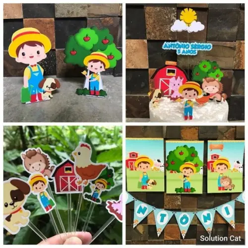 Kit Festas, Fazendinha Menino