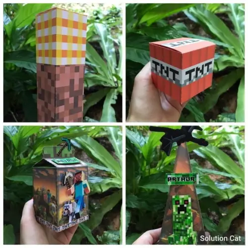 Lembrancinha Minecraft