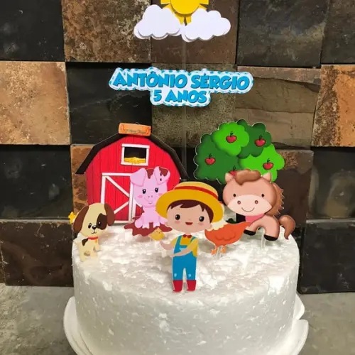 Mesversário Fazendinha Menino