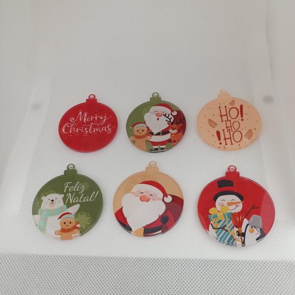 Bolas de Natal em Acrilico