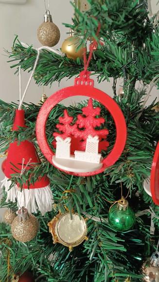 Enfeite de Natal em 3d
