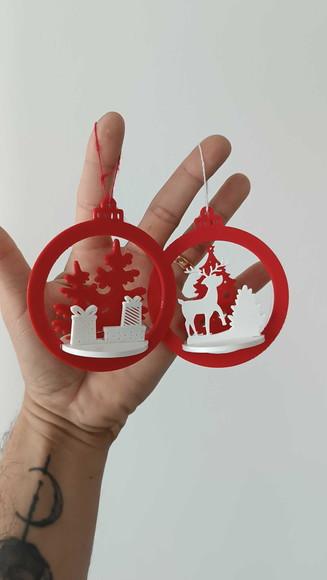 Enfeite de Natal em 3d