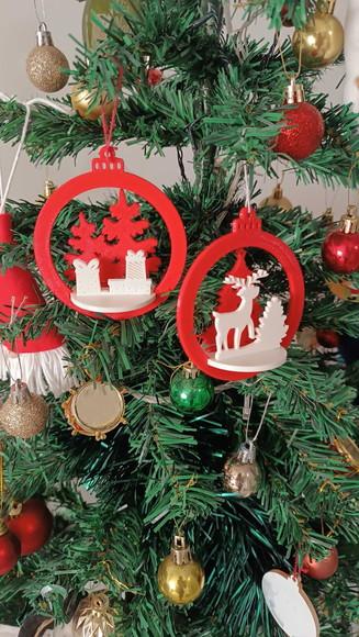 Enfeite de Natal em 3d