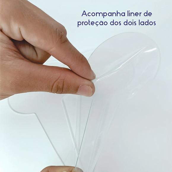 Kit Placa Acrílico para Sabor Gelato, Sorvete e Açaí -10 Und