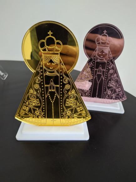 Nossa Senhora Aparecida em Acrílico Espelhado