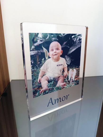 Porta Retrato em Acrílico Cristal 10mm