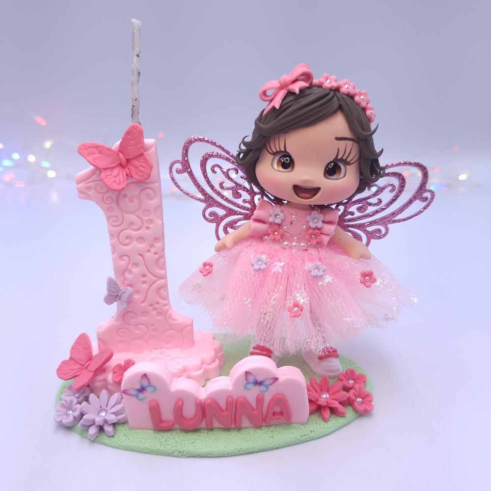 Topo de bolo jardim encantado biscuit personalizada