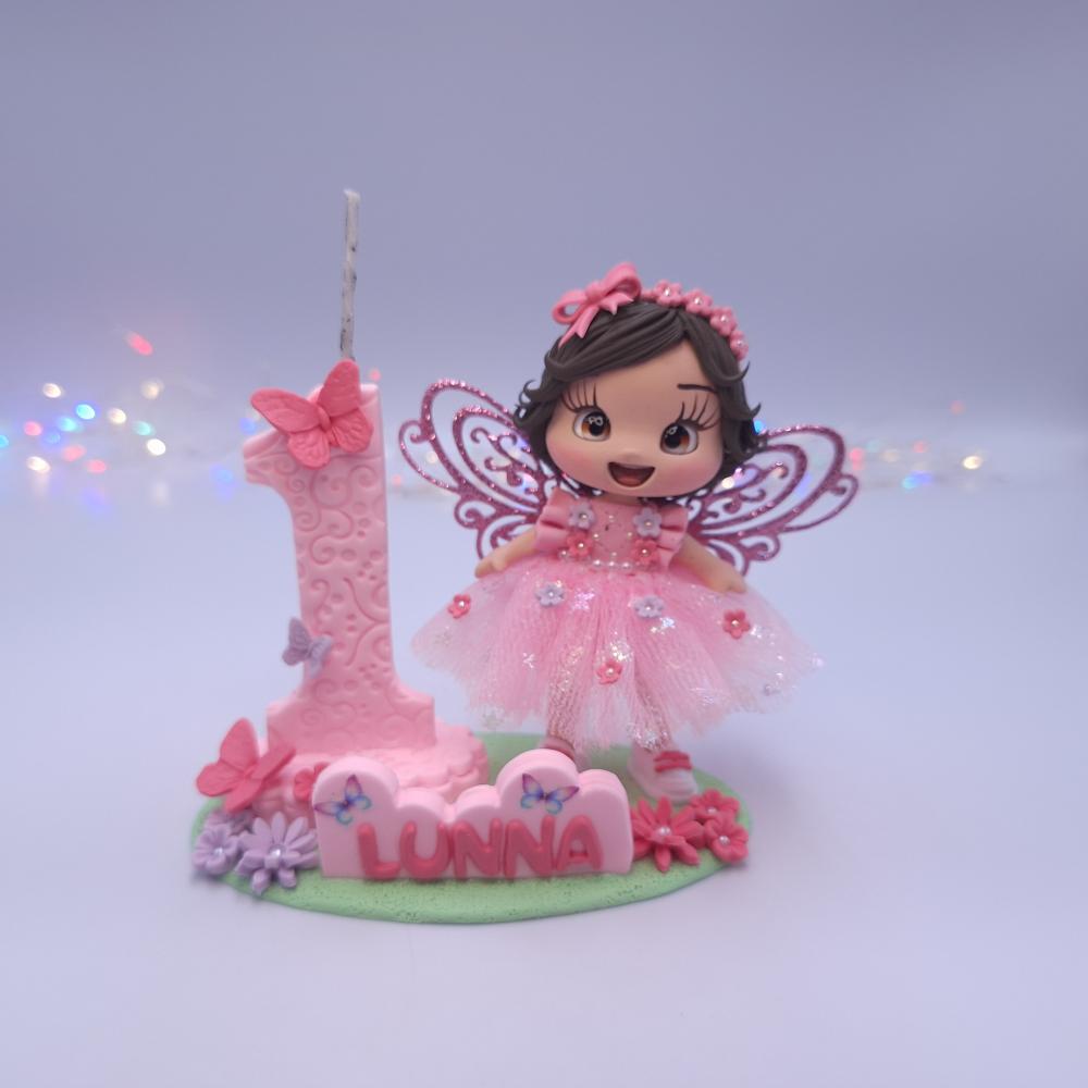 Topo de bolo jardim encantado biscuit personalizada
